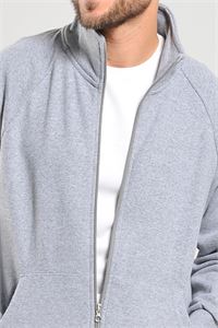 FELPA FRENCH TERRY CON ZIP LUNGA